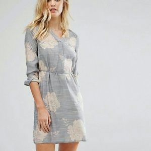 Asos tall vero moda floral shirt dress